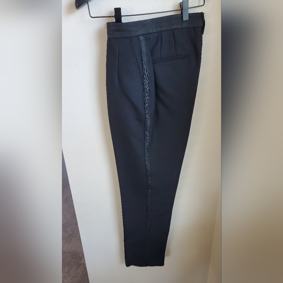 Suistudio/SuitSupply Wool Tuxedo Cigarette Pants 4 - Picture 3 of 11